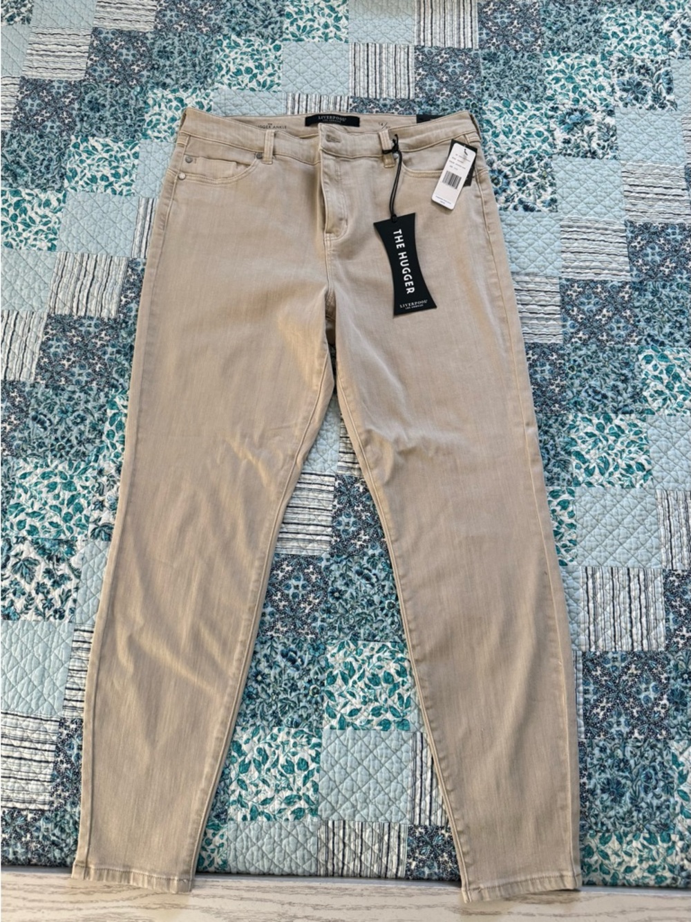 Liverpool Jeans Company Slim Skinny Jeans in Taupe
